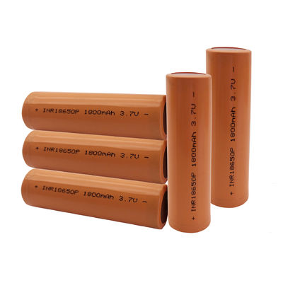 6.66Wh 3.7V 1800mAh 18650 Lithium Ion Battery